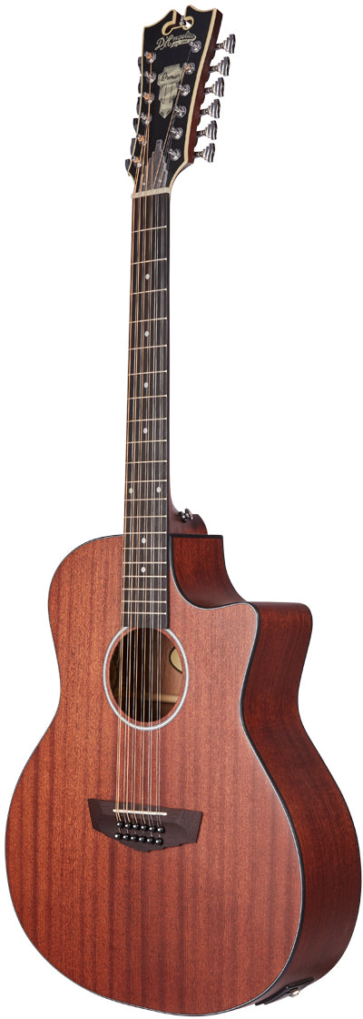 D'ANGELICO Premier Fulton LS Mahogany Satin 12 cordes