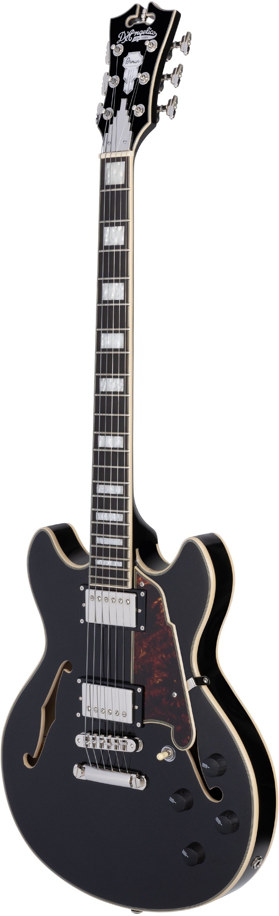 D'ANGELICO Premier Mini DC Black Flake