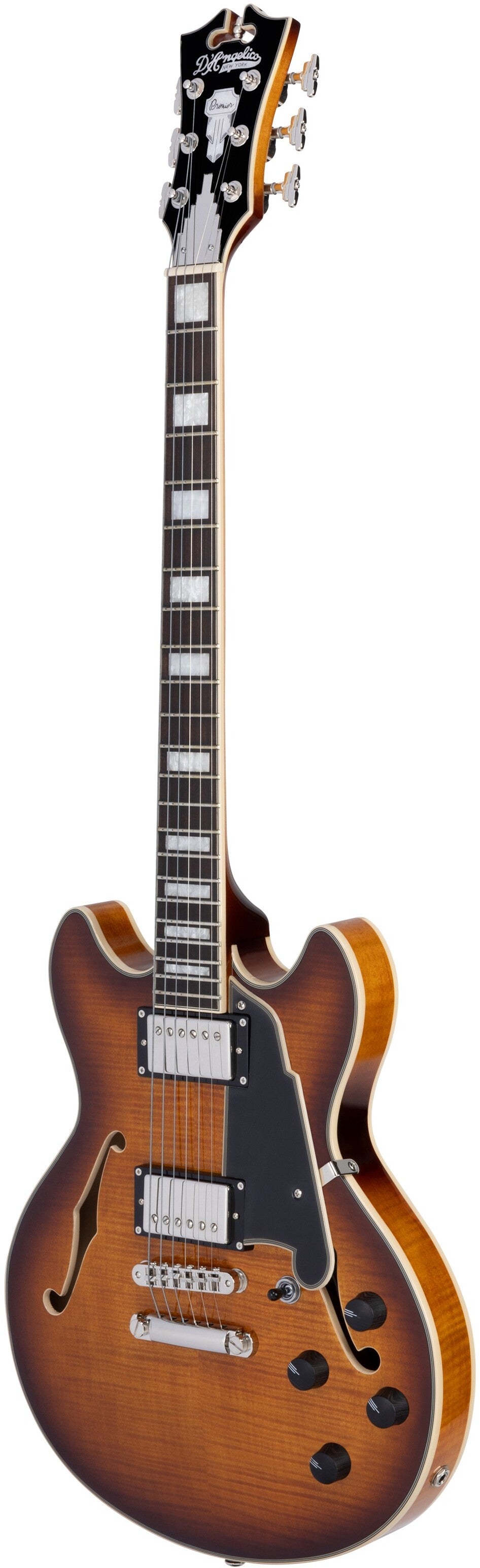 D'ANGELICO Premier Mini DC Dark Iced Tea Burst