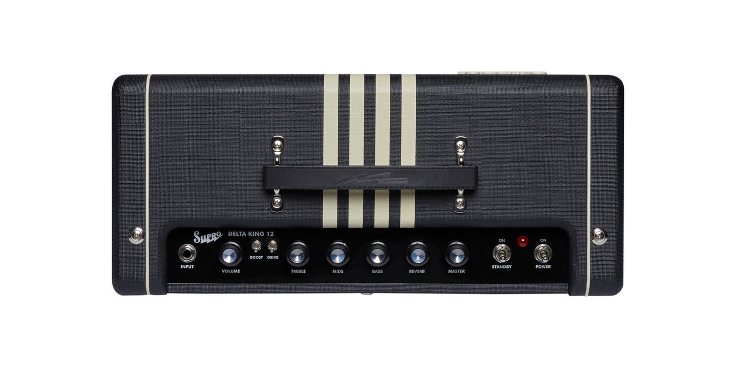 Supro Delta King 12 Black & Cream